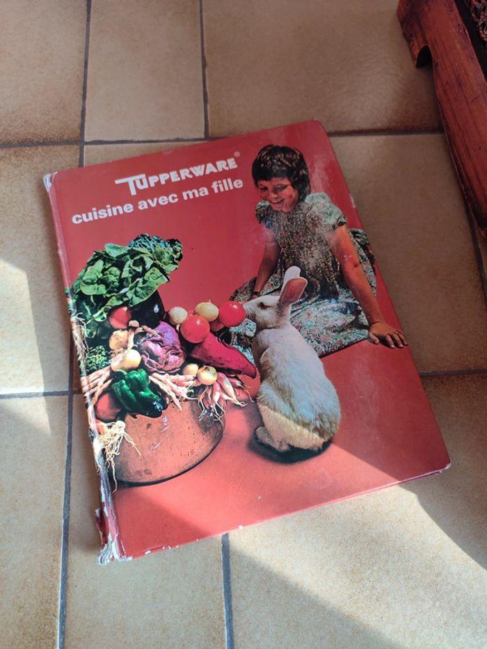 Vintage livre de cuisine ancienne tupperware je cuisine avec ma fille - photo numéro 2