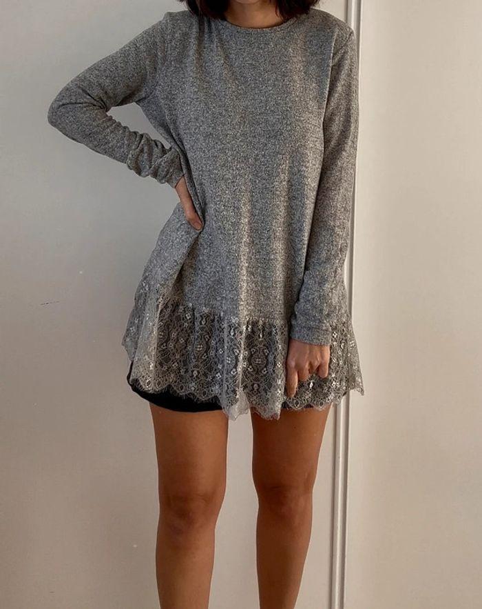 Pull Zara gris - taille S - Zara - très bon état - photo numéro 2