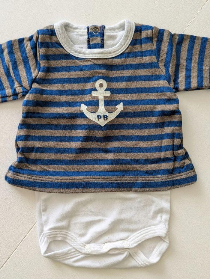 Body à rayures Petit bateau - photo numéro 3