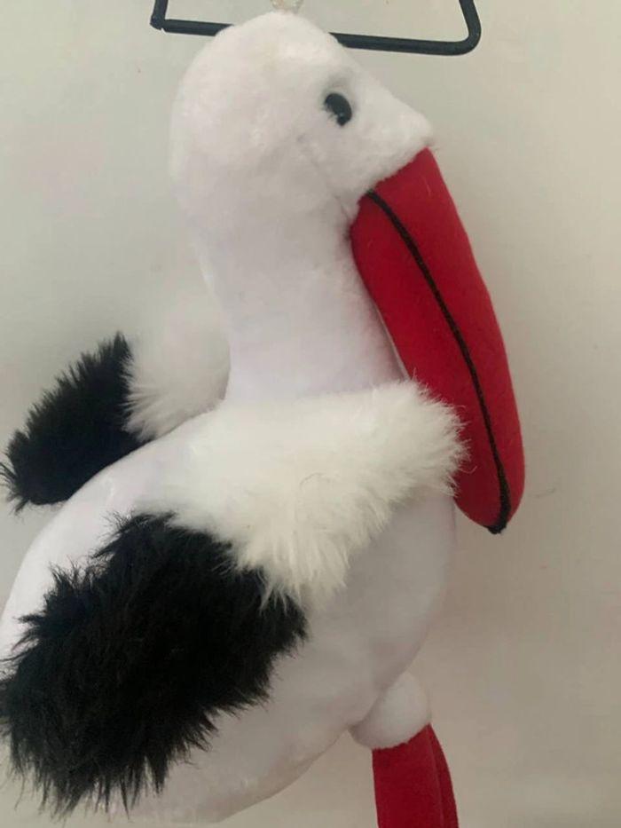 Peluche cigogne souvenir d’Alsace très bon état - photo numéro 4