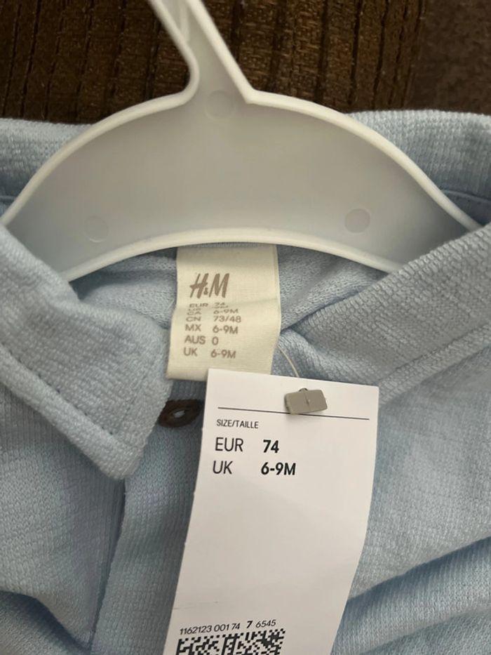 Polo manches longues H&M 6-9m neuf - photo numéro 3