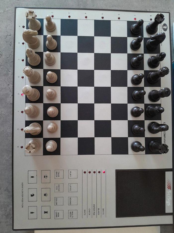 Jeu d'échec / Chess companion II / Scisys / 1983 - photo numéro 3