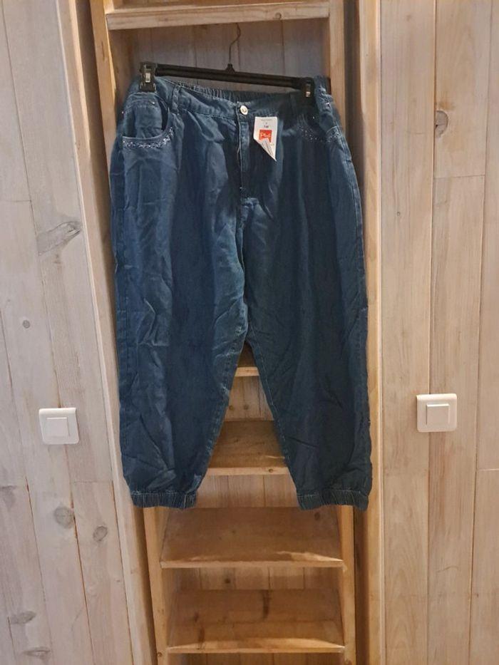 Pantalon bleu jean taille 46/48 - photo numéro 1