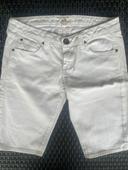 Short en jeans blanc - Ranahan Jeans