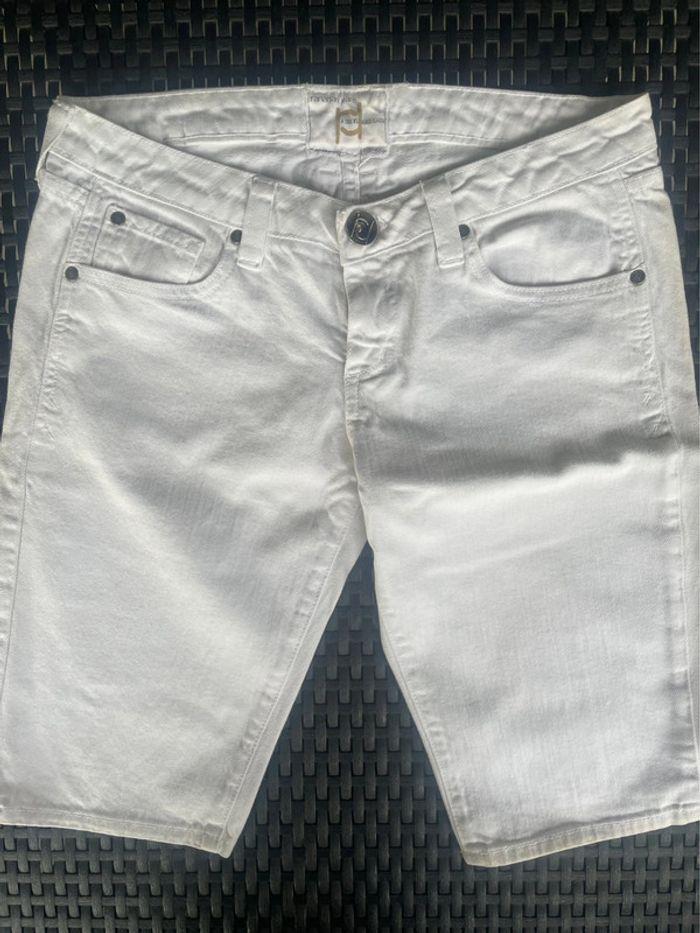 Short en jeans blanc - Ranahan Jeans - photo numéro 1