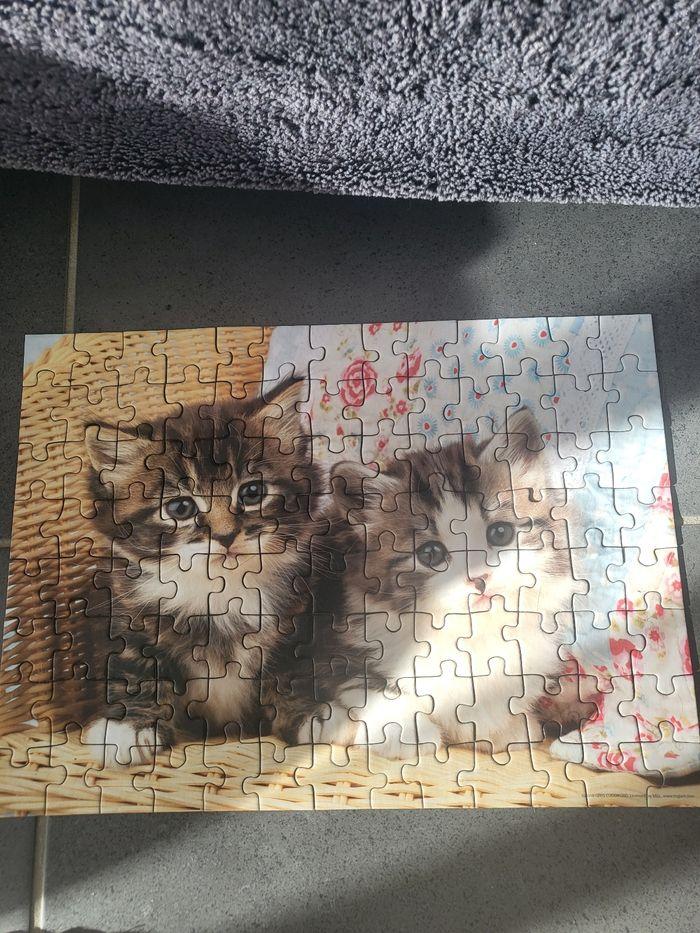 Puzzle 100 pièces chatons - photo numéro 1