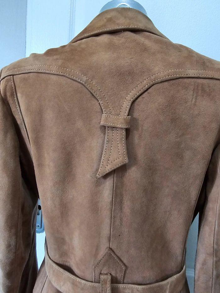 veste Saharienne en daim vintage années 1970 - photo numéro 5