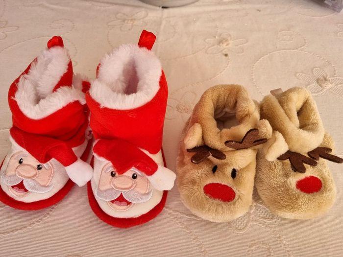 Lot de chaussons de Noël Taille 6 mois - photo numéro 1