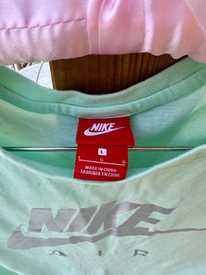 T shirt menthe NIKE - photo numéro 4