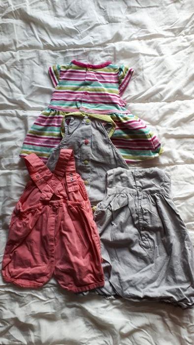 Lot de 3 robes, 2 combi-shorts et ensemble pour 3 mois - photo numéro 2