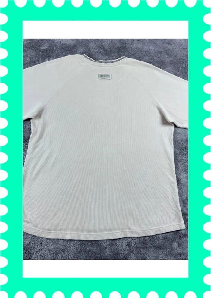 👕 Sweat Vintage Columbia Beige Taille XL 👕 - photo numéro 2