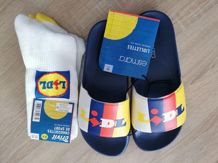 Sandale et chaussettes lidl