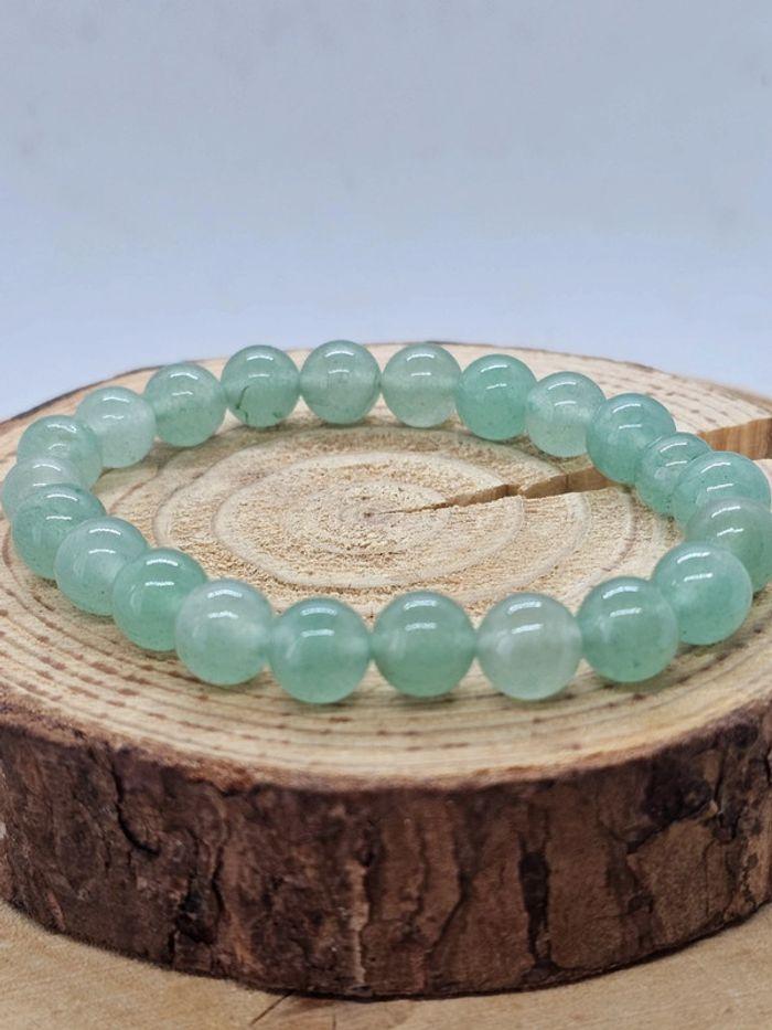 Aventurine verte 8mm Bracelet lithothérapie amour et confiance en soi - photo numéro 2