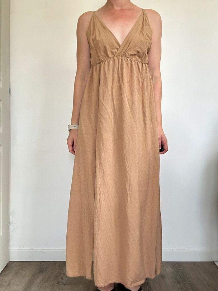 Robe longue camel taille unique (34/36/38/40/42) 💖 - photo numéro 2