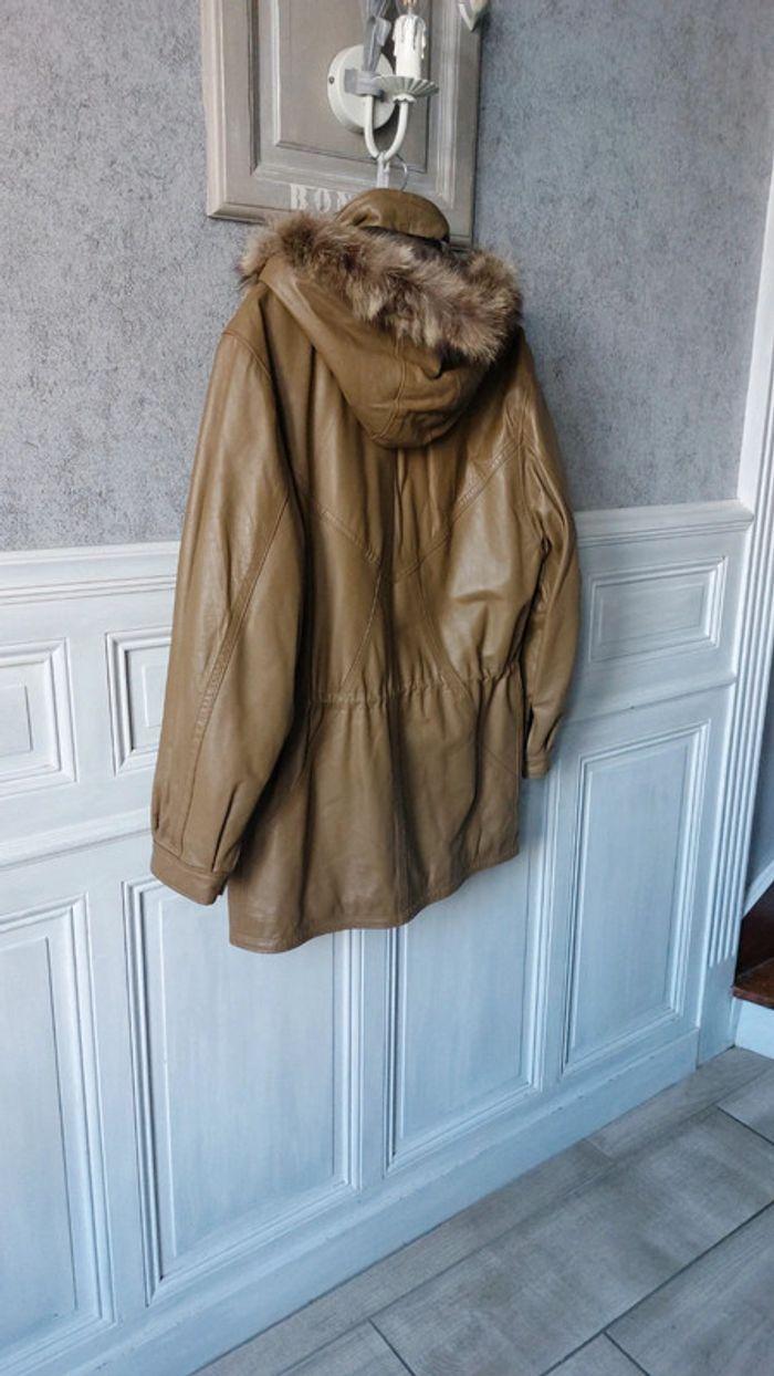 Parka  femme cuir verra pelle - photo numéro 2