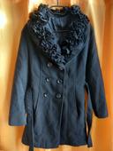 Manteau hiver col fantaisie