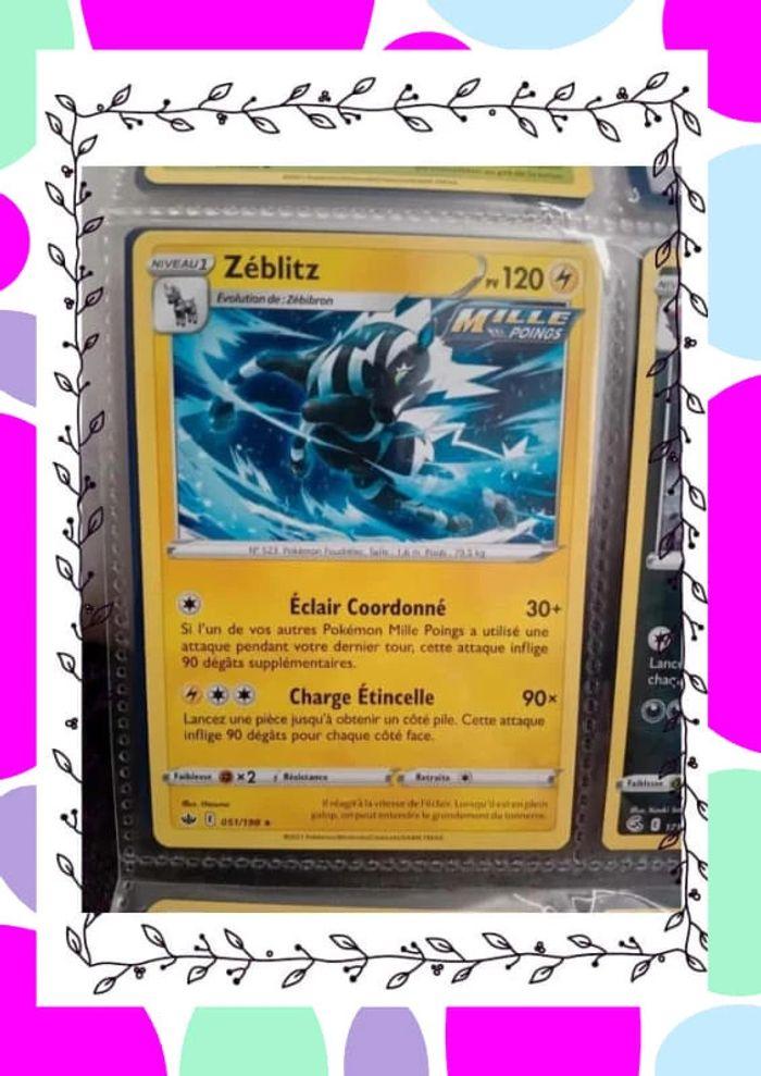 Carte Pokémon Zéblitz
Année 2021