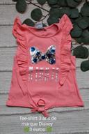 Tee-shirt manche courte Minnie 3 ans