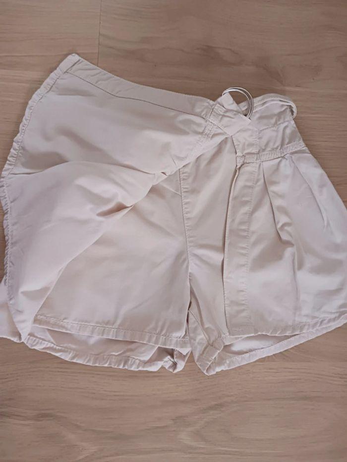 Jupe short plissée beige 13 / 14 ans Zara - photo numéro 2