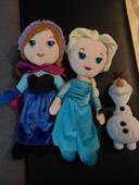 Lot Peluche Reines des neiges