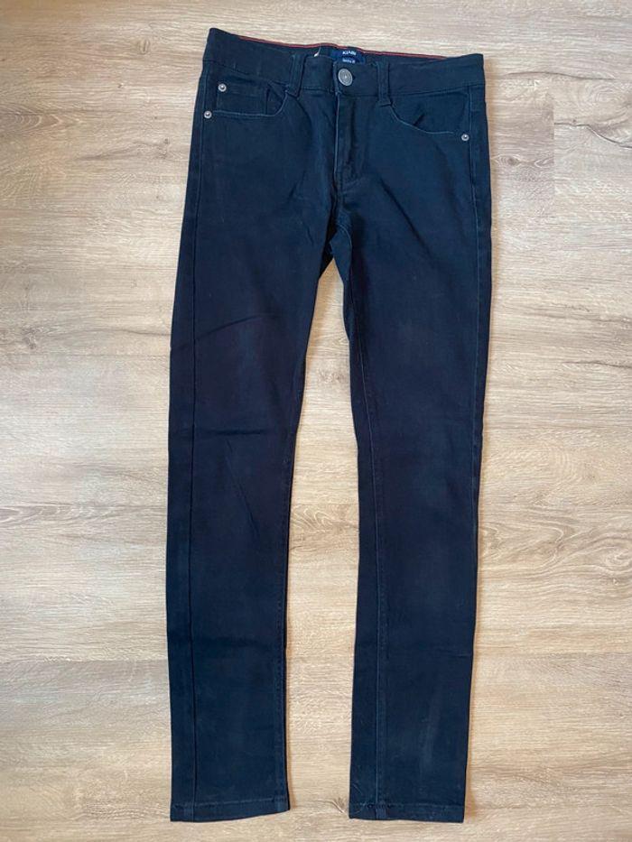 Pantalon jean skinny noir avec élastique Kiabi 12 ans / 144-155 cm - photo numéro 3