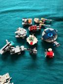 Petits vaisseaux Star Wars Lego véritable X 10