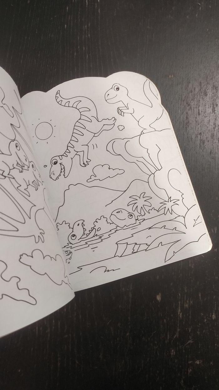 Cahier de coloriage - Dinos folies - photo numéro 3