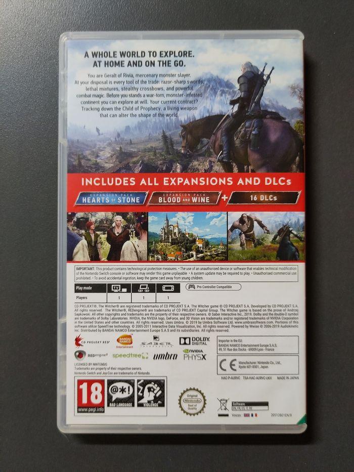 The witcher 3 III Nintendo Switch Complete Edition - photo numéro 2