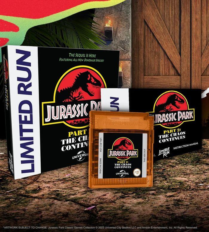 Jurassic Park Part 2: The Chaos Continues Jeu Nintendo GameBoy GB NEUF sous blister Limited Run - photo numéro 3