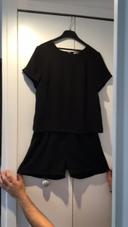 Combishort noir Lola Paris