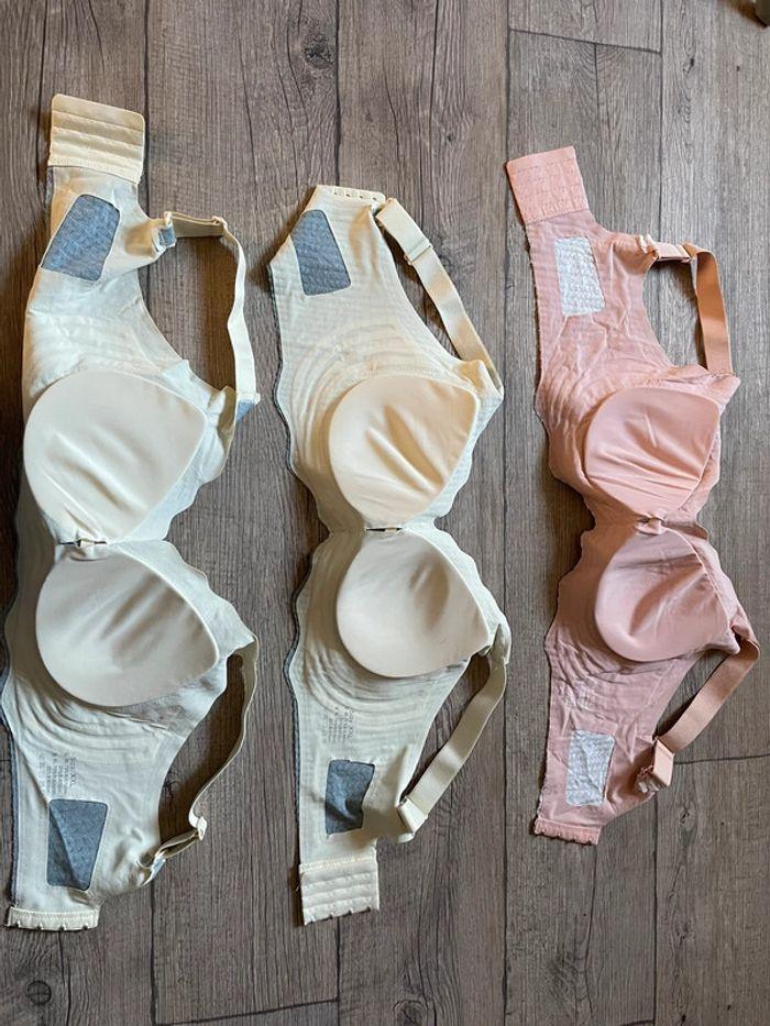 Lot de 3 soutien gorge sans armatures  XXL - photo numéro 4