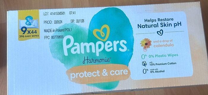 9 paquets lingettes pampers protection care - photo numéro 2