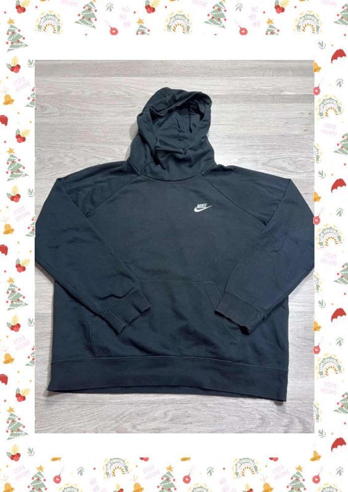 👕 Sweat à capuche Nike logo brodé Noir Taille L 👕 - photo numéro 1