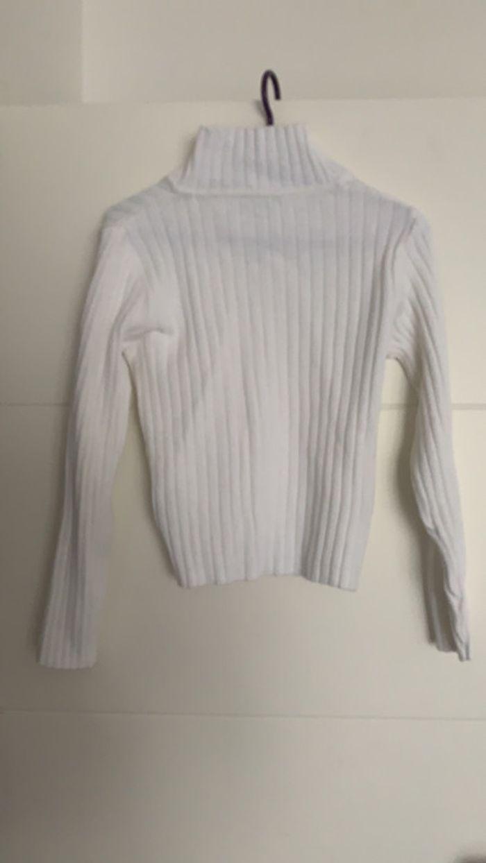 Pull blanc m ou taille 2 - photo numéro 2