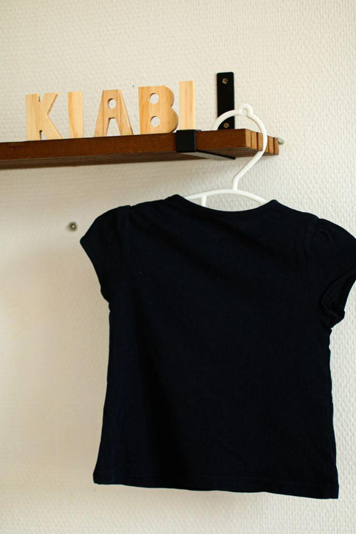 T-shirt marine pomme, Kiabi, 12 mois - photo numéro 3