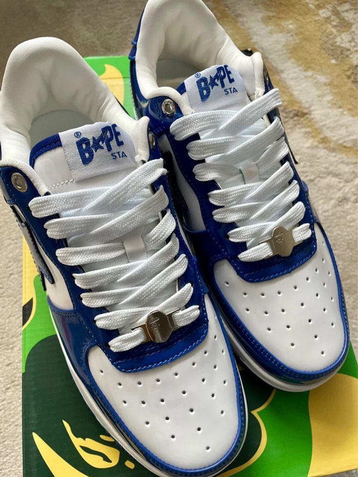 Baskets basses A Bathing Ape Bape Sta Low bleu foncé - photo numéro 12