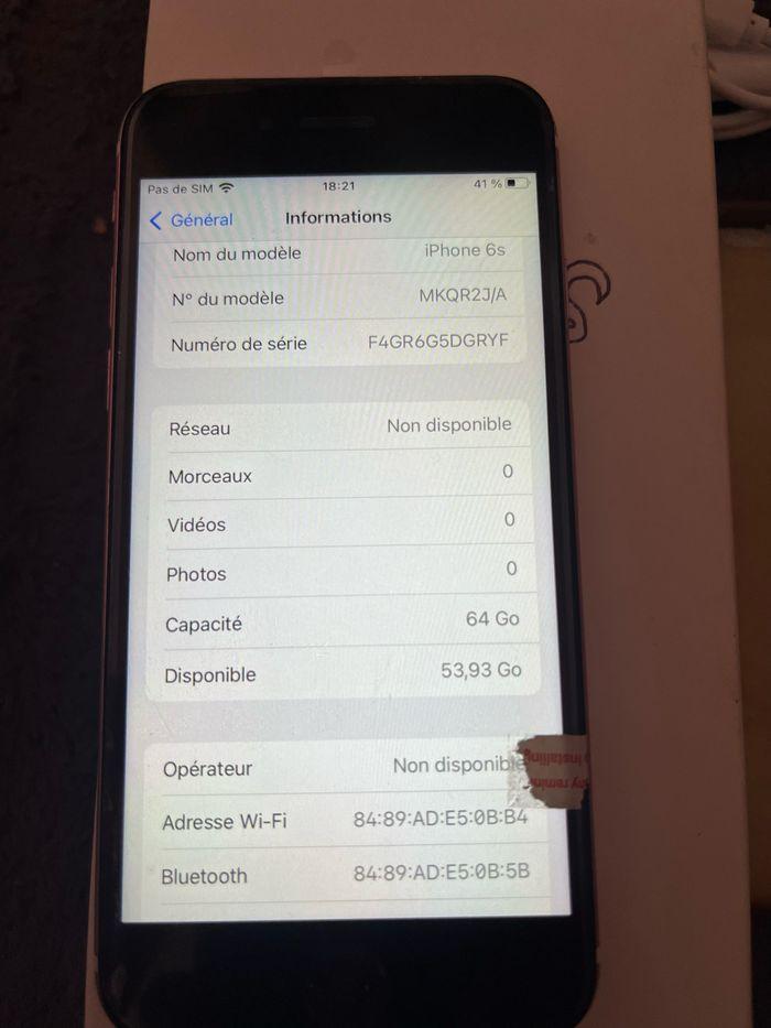 Iphone 6s, 64 GO comme neuf - photo numéro 5