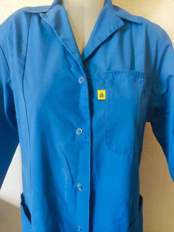 Veste bleu de travail taille 38 - photo numéro 3