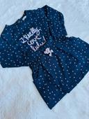 Robe tunique bébé fille