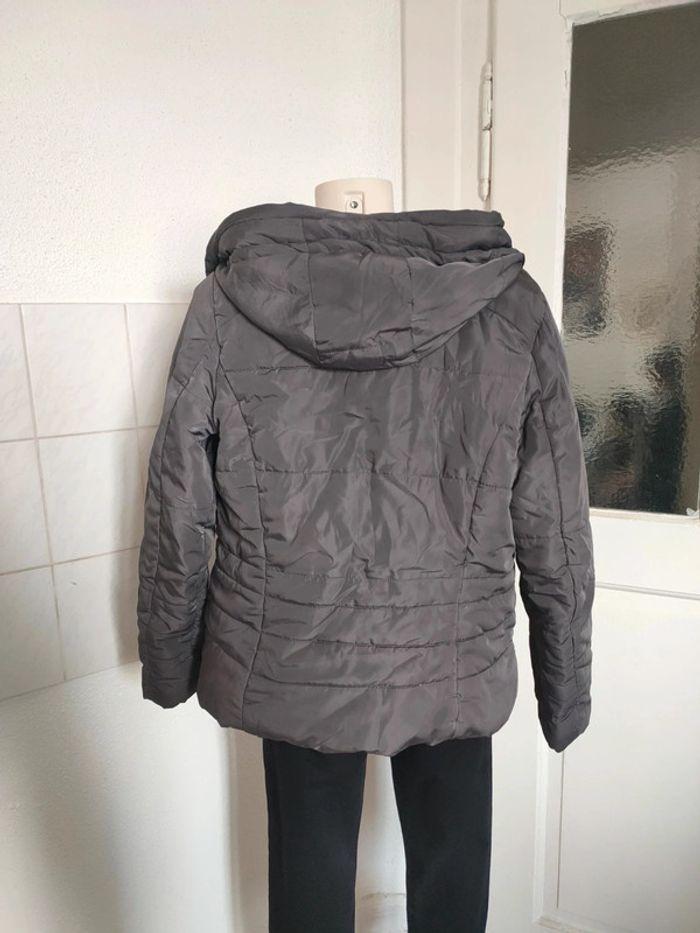 Veste matelassée grise - Cache Cache (taille M) - photo numéro 2