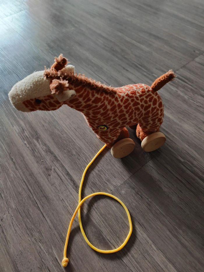 Peluche girafe à tirer Fizzy - photo numéro 6