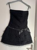 Robe bustier noir