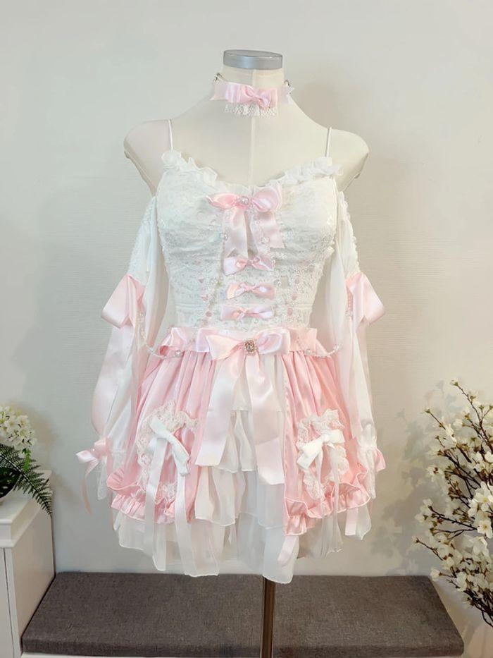 Robe style Princesse Lolita Cosplay Barbie Kawaii - photo numéro 7