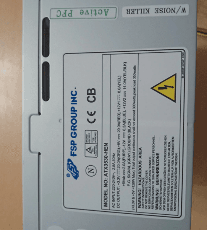 Alimentation FSP Group Atx 350w Atx3530-hen - photo numéro 1