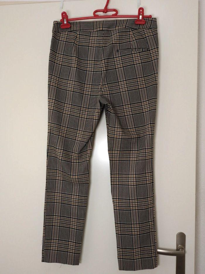 Pantalon tweed extensible Zara L - photo numéro 3