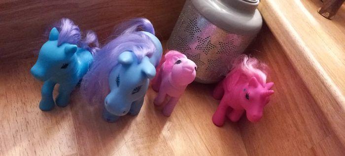 4 Poneys bleu et rose - photo numéro 2