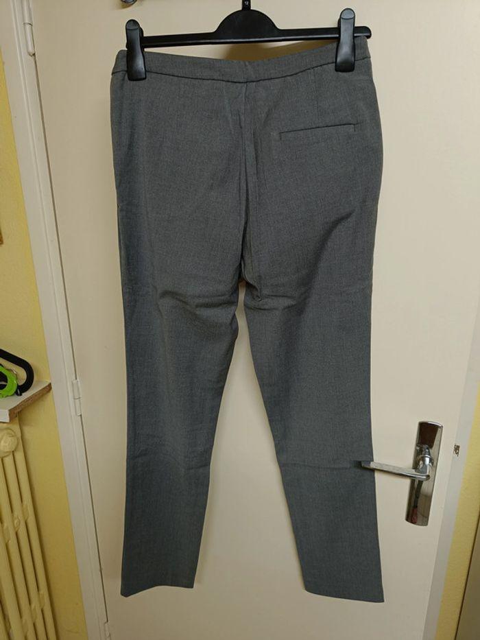 Pantalon de costume gris h&m - Taille 38 - photo numéro 3