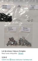 Lot de strass / bijoux d'ongles