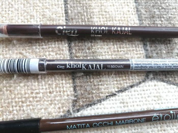 lot 3 crayons Khol eyeliner marron  Cien neuf - photo numéro 2