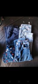 Lot 4 jeans fille 8ans